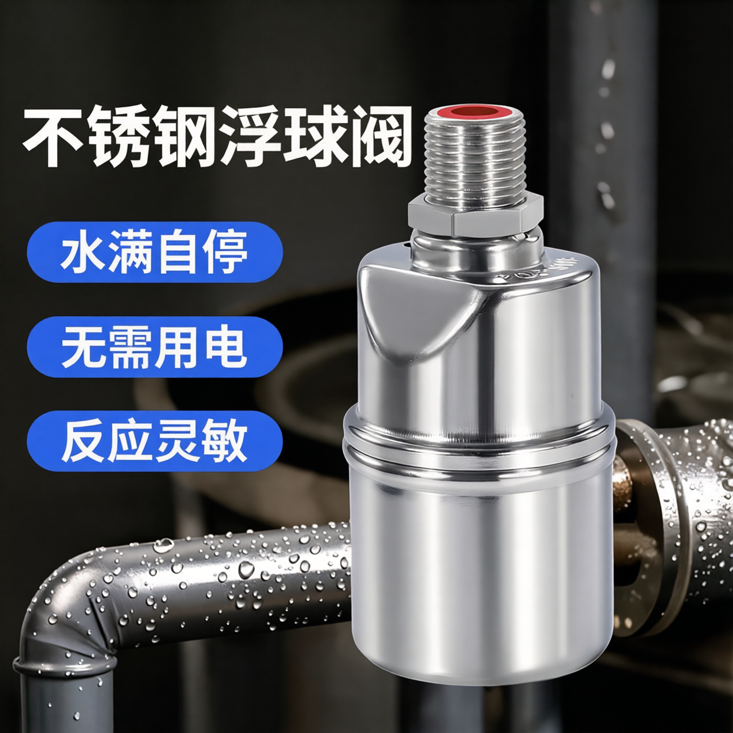 浮球阀开关水位控制器水满自停阀