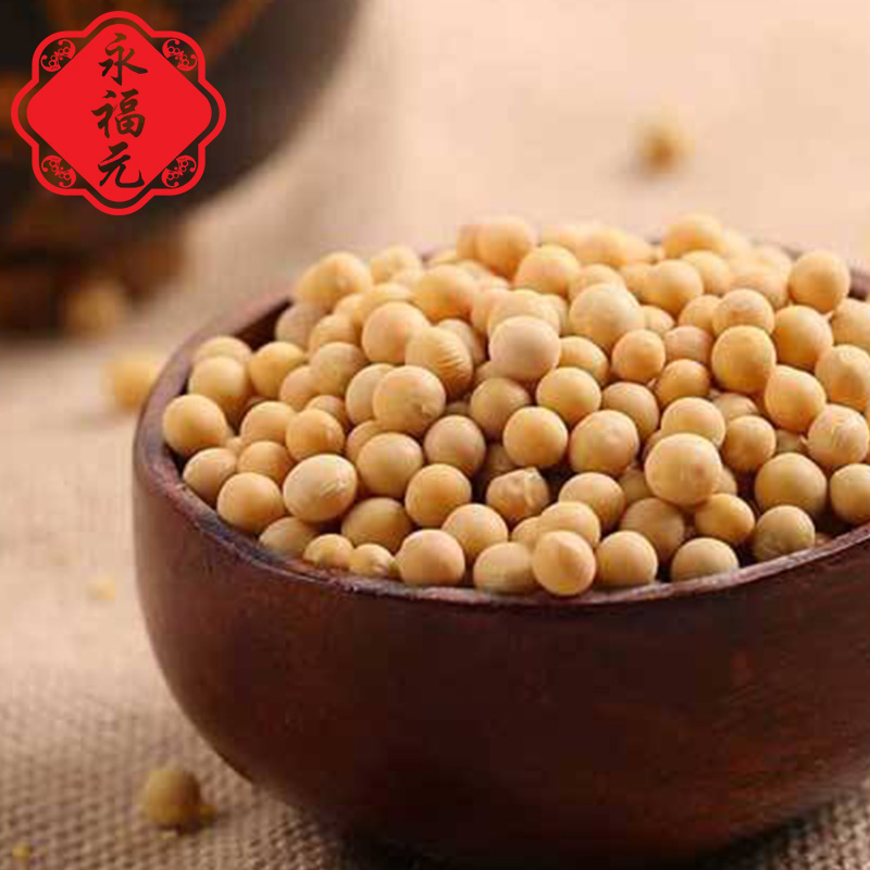 永福元黃豆 新貨大顆粒粗糧健康安全東北農家五谷雜糧350g*2罐裝