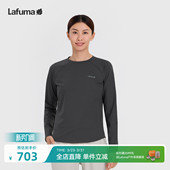 T恤女士休闲运动圆领打底衫 LAFUMA乐飞叶户外秋冬防晒UPF40 长袖