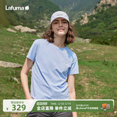 T恤女 跑步运动健身短袖 LAFUMA乐飞叶户外新款 吸湿速干防晒UPF40