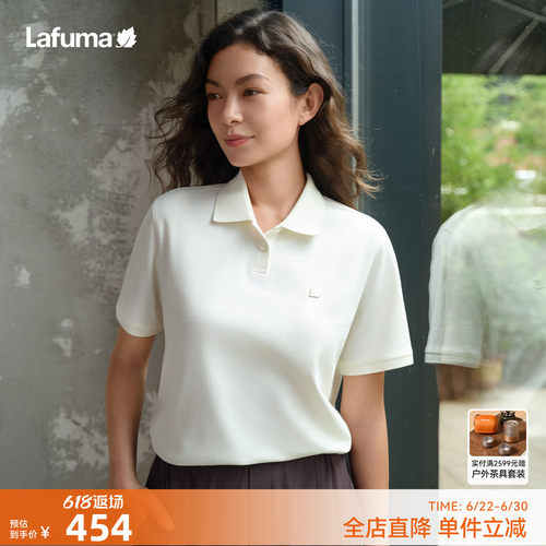 乐飞叶户外polo衫女凉感抗菌