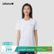 法国LAFUMA乐飞叶户外休闲时尚 T恤女士百搭上衣 纯棉圆领短袖