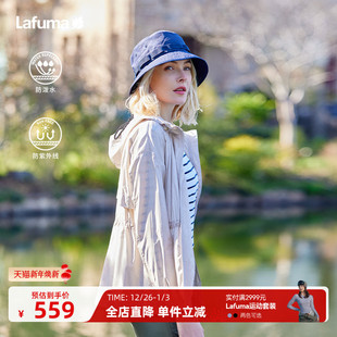 法国LAFUMA乐飞叶户外防紫外线零感防晒衣女印花运动衣