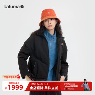 LAFUMA乐飞叶户外秋冬保暖可拆卸袖 子棉衣女防泼水棉服外套