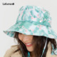 Lafuma乐飞叶户外印花渔夫帽女夏季 遮阳露营碎花盆帽子