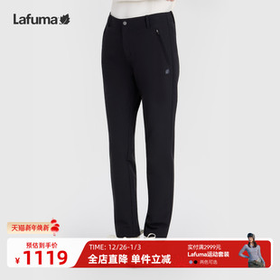 乐飞叶户外秋冬防泼水保暖内里磨毛长裤 子 女休闲运动休闲裤