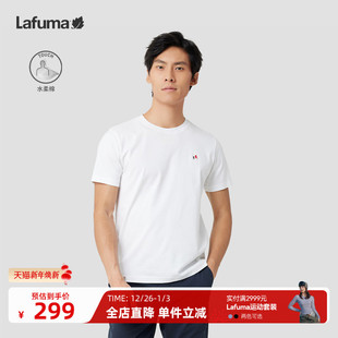 纯色百搭上衣 T恤男士 法国LAFUMA乐飞叶户外夏季 休闲运动纯棉短袖