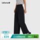 女防泼水裤 长裤 子 宽松百搭垂感休闲裤 法国LAFUMA乐飞叶户外弯刀裤