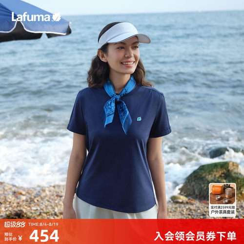 乐飞叶时尚圆领短袖T恤女