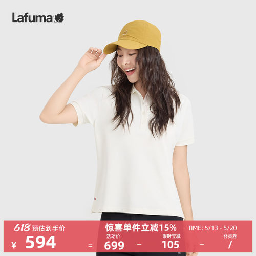 乐飞叶户外速干polo衫女