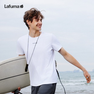 凉感上衣 Lafuma乐飞叶24夏季 新品 吸湿速干健身跑步短袖 T恤男装