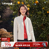 LAFUMA乐飞叶户外轻便环保保暖抓绒衣女士新款 秋冬开衫 立领外套