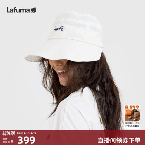 乐飞叶户外空顶帽子女