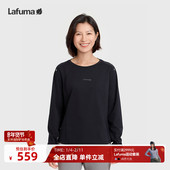 LAFUMA乐飞叶户外春季 吸湿速干长袖 T恤女士户外休闲运动圆领上衣