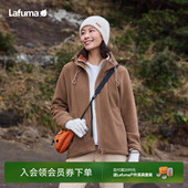 LAFUMA乐飞叶户外秋冬保暖连帽抓绒衣女士休闲时尚 宽松外套