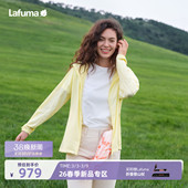LAFUMA乐飞叶户外防紫外线UPF50 防晒衣女连帽凉感轻量防晒服