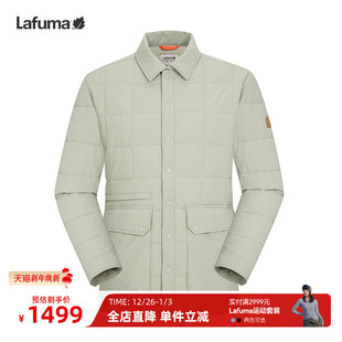 LAFUMA乐飞叶户外防波水耐磨3M棉保暖时尚 翻领棉服男休闲夹克外套