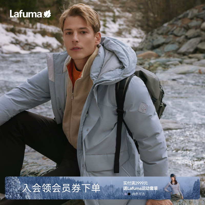 乐飞叶秋冬新款防风保暖羽绒服