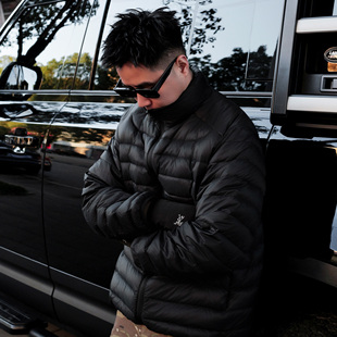 JDKZ冬季美式机能户外鸟家轻薄排骨羽绒服男休闲加厚保暖宽松外套