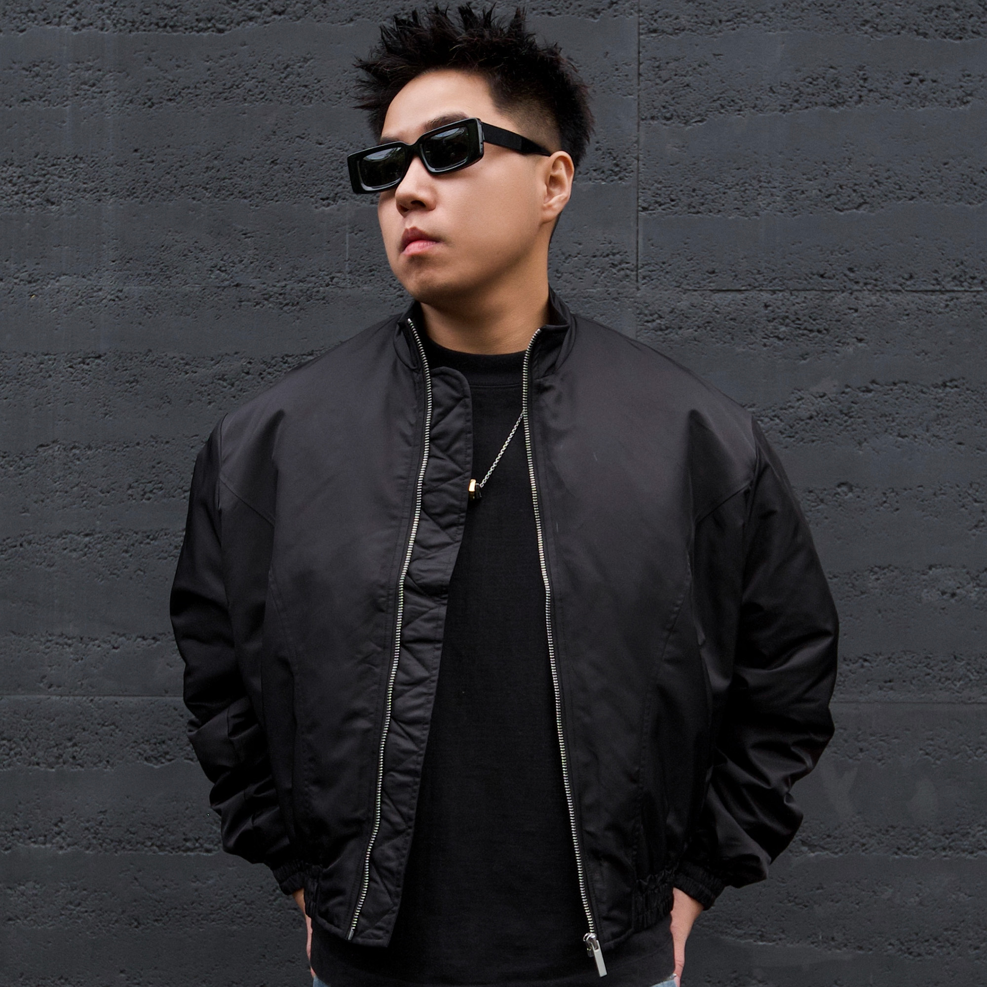 JDKZ美式ootd穿搭复古MA1立领飞行员夹克男女短款bomber加厚外套