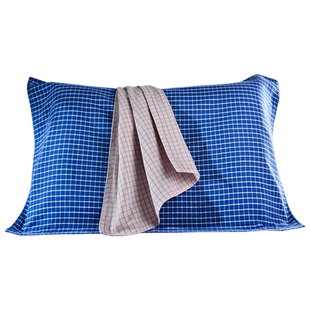 LOFTEX/亚光枕巾一对装纯棉枕头巾 纱布枕巾纯棉成人情侣一对包邮