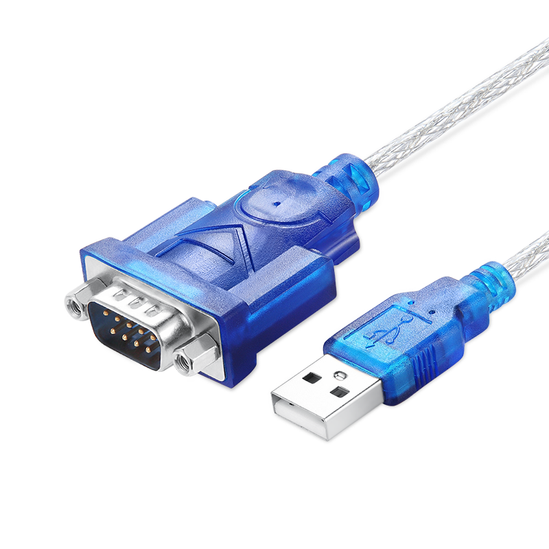 摩可灵电脑接口免驱动UBS转串口线九针DB9针孔串口线公母头rs232数据线USB转com转换器转串口线plc转接线23