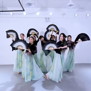 青花瓷舞蹈服装大码演出服中国风古典舞表演服弹力旗袍领舞蹈服女