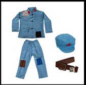 万里长征军装 第九届小荷风采儿童演出服红军表演服装 啊 草地