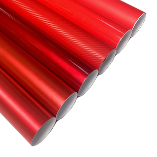 汽车改色膜红色冰膜消亚亮光水晶碳纤维后视镜全车身内饰贴膜贴纸