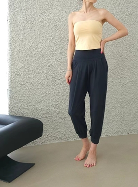 新款韩国routine宽松瑜伽裤女时尚高腰裤健身舞韵运动服舒服
