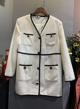 不退不换！！！卓多姿品牌撤柜捡漏价直降秋季高级感粗花呢短外套