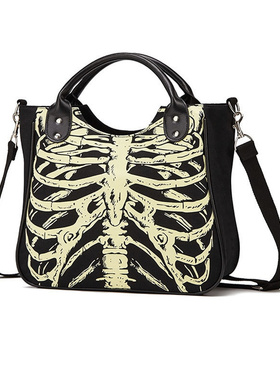 Stereoman欧洲Banned暗黑哥特金属骨架托特包斜挎通勤手提单肩包