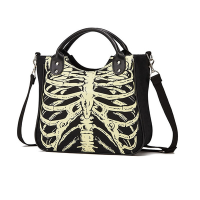 Stereoman欧洲Banned暗黑哥特金属骨架托特包斜挎通勤手提单肩包