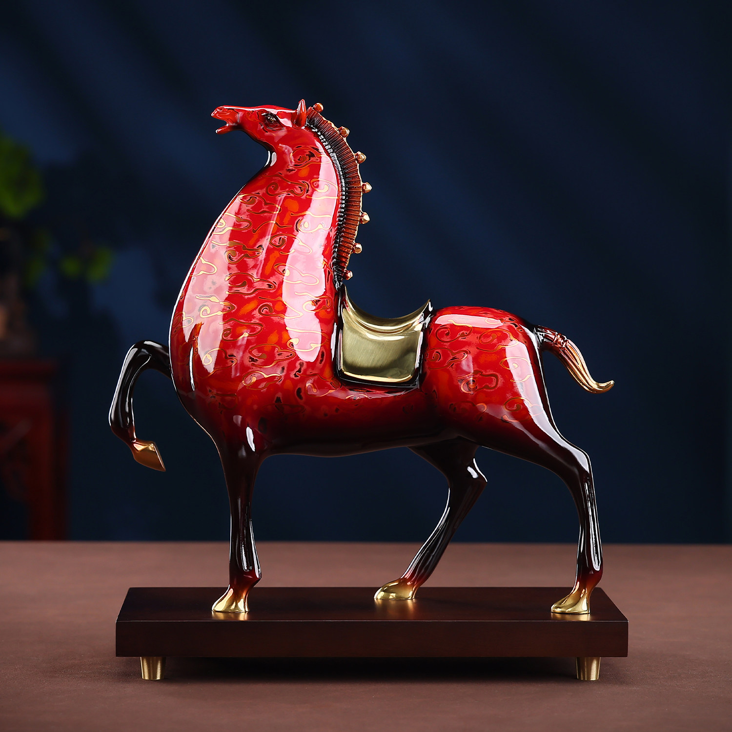 黄铜马到成功铜马摆件工艺品开业礼物高档客厅办公室桌面装饰品,家居饰品,装饰摆件,淘宝优惠券,粉丝福利购,淘宝优惠卷
