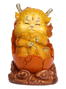 纯铜麒麟子摆件中式客厅办公室