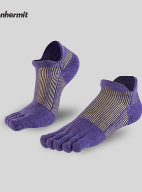 峰鸟gren五指袜专业跑步袜子男女短筒运动袜越野跑马拉松羊毛袜子