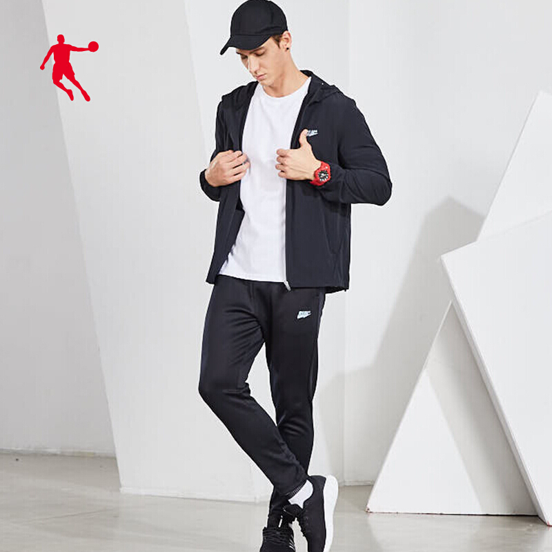 乔丹男装运动风衣2019年秋季新款跑步上衣连帽开衫健身服防风外套|msdalam kategori sukan/pakaian kasual, kot sukan - dari Buy2taobao.com untuk memberikan perkhidmatan ejen Taobao profesional membeli