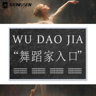 舞蹈家入口舞蹈工作室跳舞机构培训室硅藻泥地垫入户进门口脚垫子