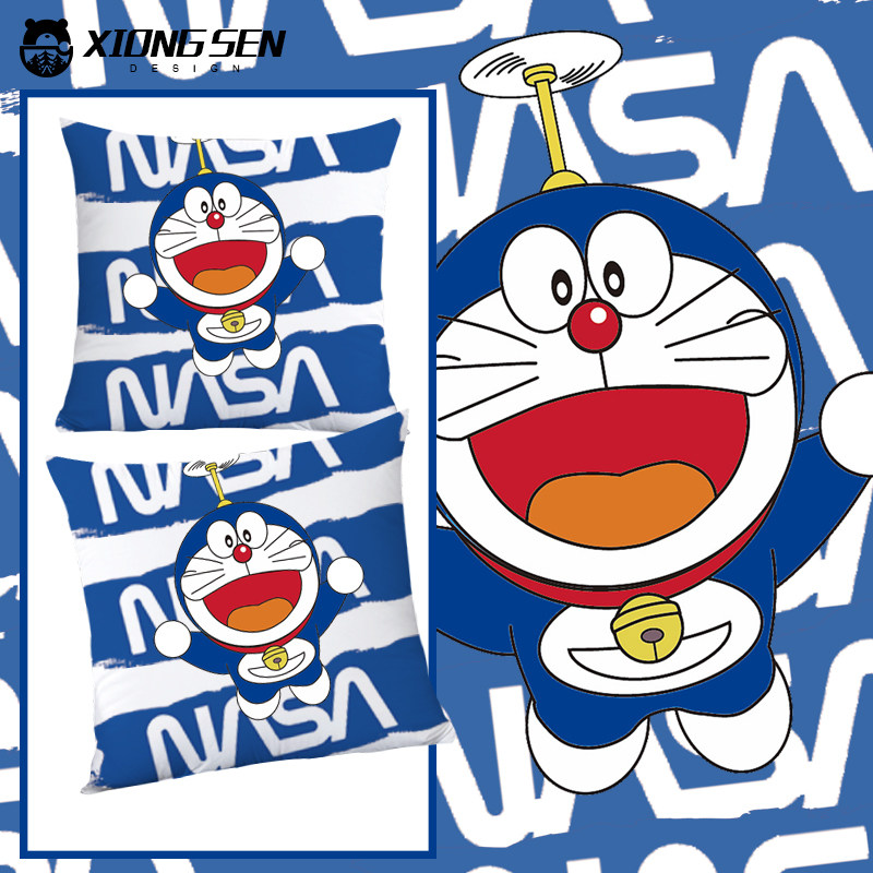 NASA联名机器猫卡通动漫抱枕