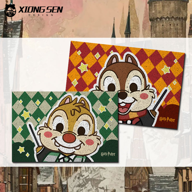 哈利波特联名奇奇蒂蒂丝圈地垫