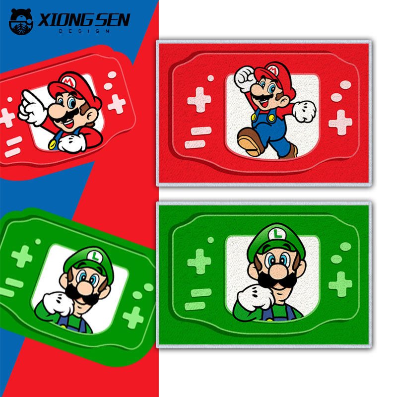 星之卡比马里奥皮卡丘宝可梦地垫图片