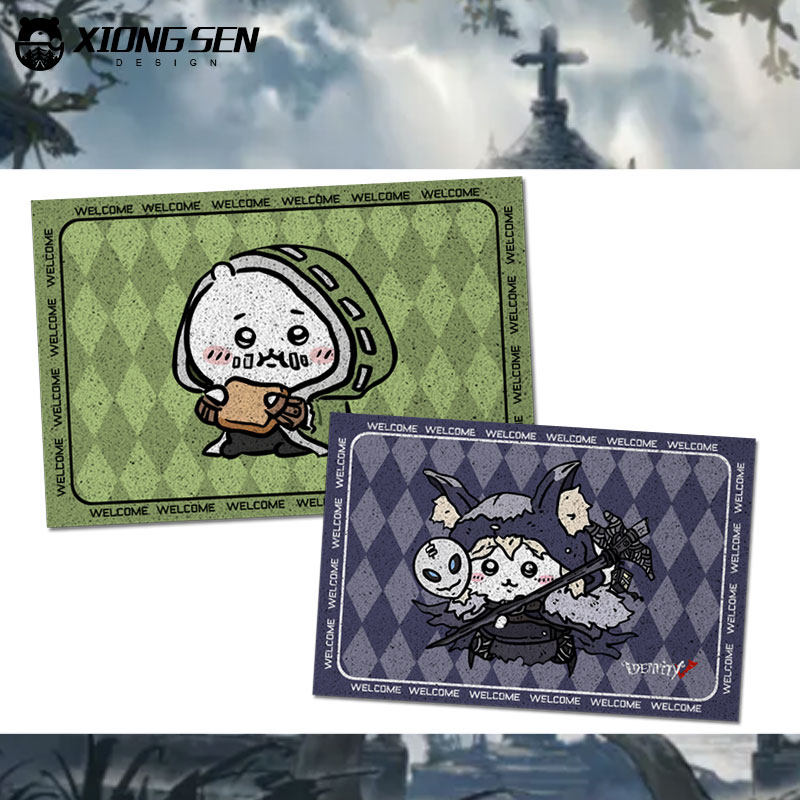 吉伊卡哇联名第五人格丝圈地垫室外门内玄关入户进门口脚垫子地毯,居家布艺,家用脚垫,淘宝优惠券,粉丝福利购,淘宝优惠卷