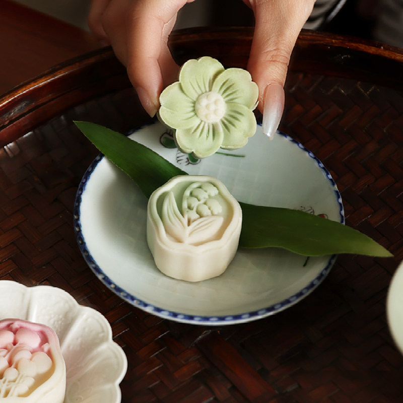 蔡大甜宋代茶点中式糕点摆台中秋礼盒送礼喜饼宝宝诞生结婚专用