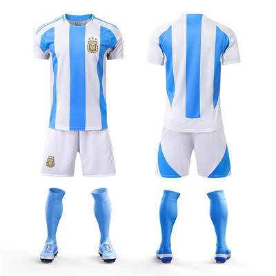 2425阿根廷梅西球衣足球服定制