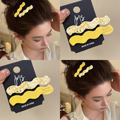 韩系发饰发夹女2026新款 高级感侧边刘海夹子一字后脑勺鸭嘴夹头饰