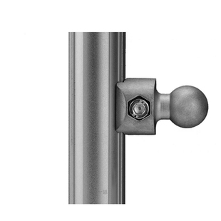 圆头挂钩28mm第三代线棒接头铝合金精益管连接件配件工作台流利架