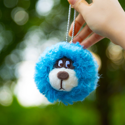 小熊汉斯毛绒挂件双肩包挂饰
