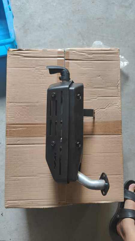 三菱GT1000汽油中耕机配件GM301L GM291 GB300消声器烟囱排气管
