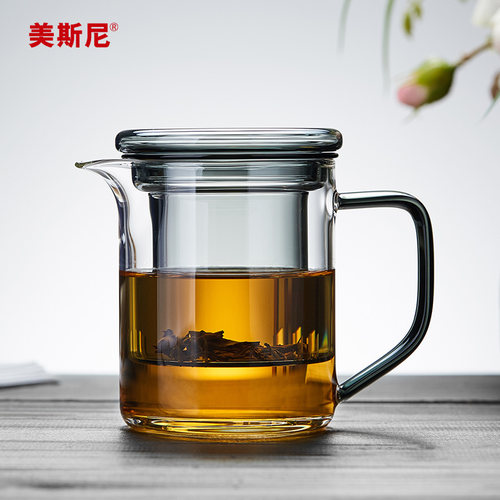 美斯尼玻璃杯茶水分离泡茶杯
