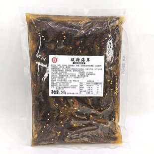 好渔郎即食酸辣海茸海藻菜凉拌小菜小吃酸甜辣下饭开袋即食500克